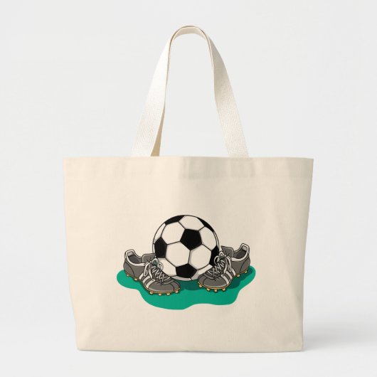 Fußball-Schuhe Jumbo Stoffbeutel (Vorne)