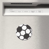 Fußball Schwarz & Weiß Magnet (In Situ (Geschirrspüler))