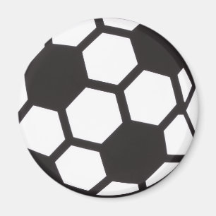 Fußball Schwarz & Weiß Magnet