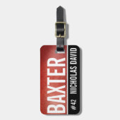 FUSSBALL-SCHWEINEHAUT kundenspezifisches Gepäckanhänger (Vorderseite vertikal)