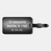 FUSSBALL-SCHWEINEHAUT kundenspezifisches Gepäckanhänger (Rückseite horizontal)