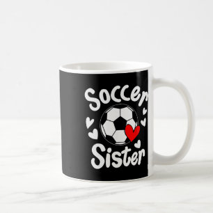 Fußball Schwester Herz Große Schwester Kleine Scha Kaffeetasse