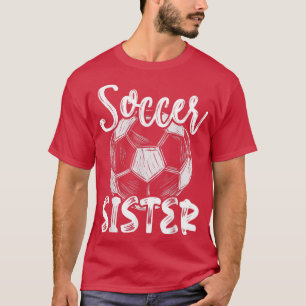 Fußball-Schwesterfrauenfamilie Matching Team Playe T-Shirt