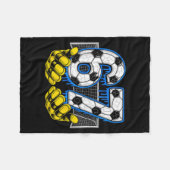 Fußball Sechs Sieben 67 Lustiges Gen Alpha Meme Fleecedecke (Vorderseite (Horizontal))