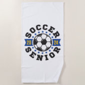 Fußball Senior 2024 Strandtuch (Vorderseite)