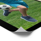 Fußball Senior Abschluss 6 FotoCollage Poster (Ecke)