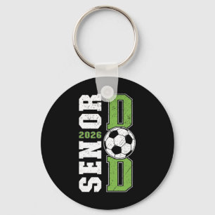 Fußball Senior Dad eines Senior-Fußballspielers Va Schlüsselanhänger