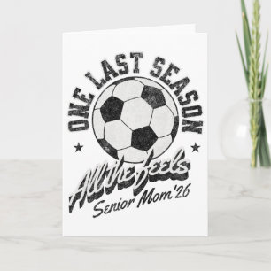 Fußball Senior Mom 2026 Distressed Karte