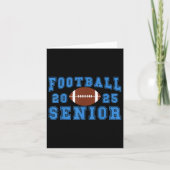 Fußball Senior Night Football Senior 2025 Graduat Karte (Vorderseite)