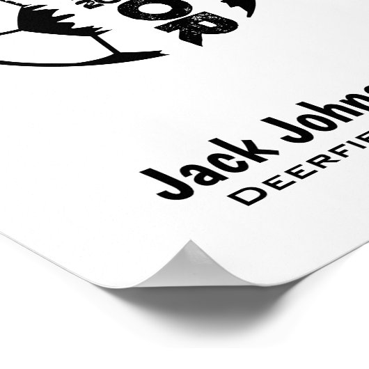 Fußball Senior Night Poster für Signaturen (Ecke)