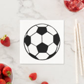 Fußball Serviette (Beispiel)