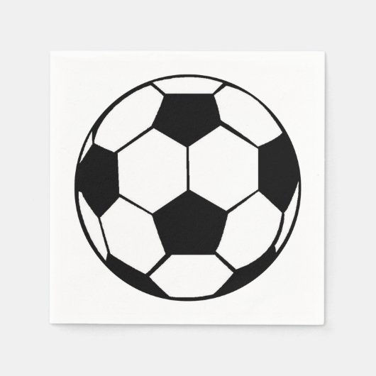 Fußball Serviette (Vorderseite)