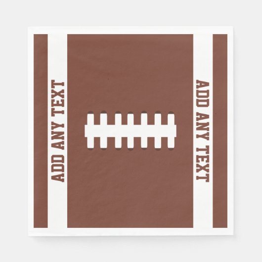 Fußball Serviette (Vorderseite)