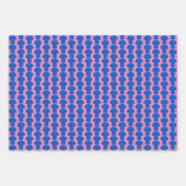 Fußball-Shirt in Blue Wrapping Paper Sheets Geschenkpapier Set (Vorderseite 3)