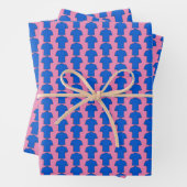 Fußball-Shirt in Blue Wrapping Paper Sheets Geschenkpapier Set (Beispiel)
