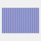 Fußball-Shirt in Claret and Blue Geschenkpapier Set (Vorderseite)