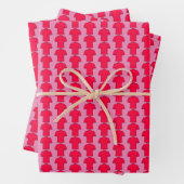 Fußball-Shirt in roten Umschlagpapier-Blättern Geschenkpapier Set (Beispiel)