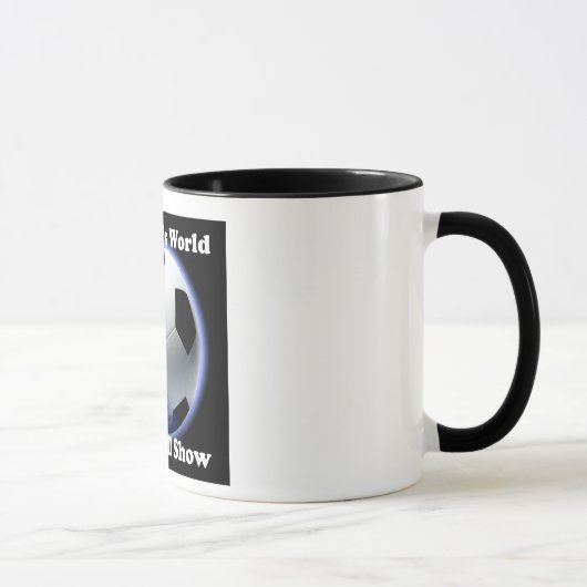 Fußball-Show-Wecker-Tasse der Frauen Welt Tasse (Rechts)
