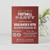 Fußball-Silberner Jeden Anlaß Einladung (Stehend Vorderseite)