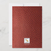 Fußball-Silberner Jeden Anlaß Einladung (Rückseite)