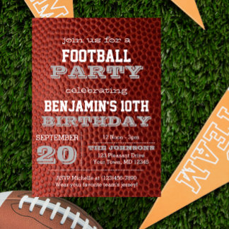 Fußball-Silberner Jeden Anlaß Einladung