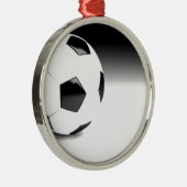 Fußball Silbernes Ornament (Rechts)