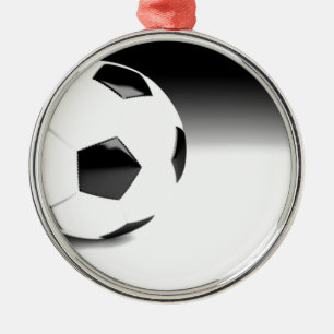 Fußball Silbernes Ornament