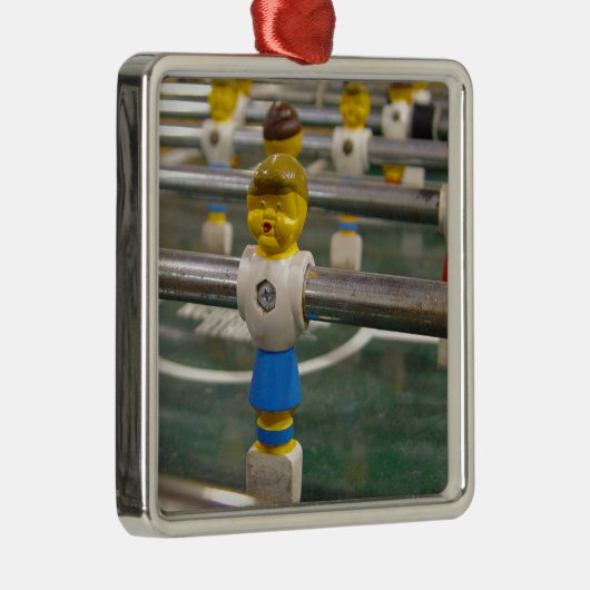 Fußball Silbernes Ornament (Rechts)