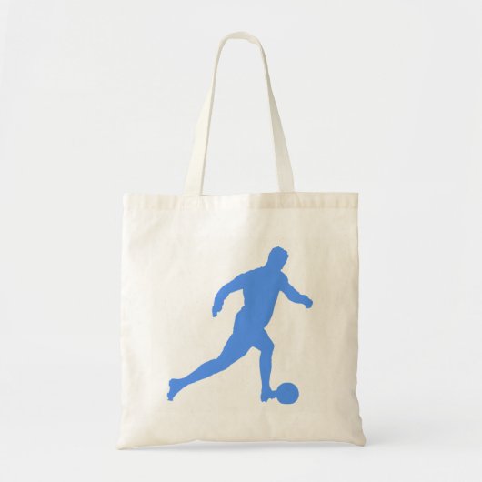 Fußball Silhouette Tragetasche (Vorne)