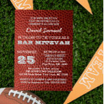 Fußball Silver Bar Mitzvah Einladung<br><div class="desc">Diese lässigen,  schicken Einladungen sind perfekt für alle sportlichen Bar Mitzvah-Feste. Jede Textzeile ist vollständig anpassbar,  um genau zu sagen,  was Sie gewollt haben! Finden Sie koordinierende Produkte in der Bar Mitzvah Celebration Collection.</div>