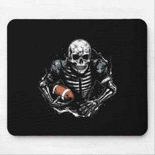 Fußball Skeleton Football Spieler Halloween Spooky Mousepad