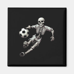 Fußball-Skeleton Fußball Halloween Skull Lov spiel Magnet