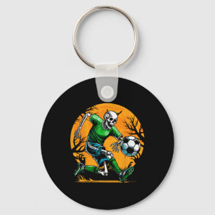 Fußball Skelett Halloween Footbyll Grusel Jungen F Schlüsselanhänger