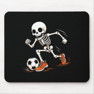 Fußball Skelett Halloween Kostüm Jungen Kinder Mousepad