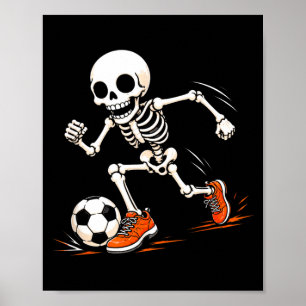 Fußball-Skelett-Halloween-Kostüm Jungen Kinder  Poster