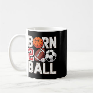 Fußball Sketll 2. Geburtstag Junge Geboren Zwei Ll Kaffeetasse