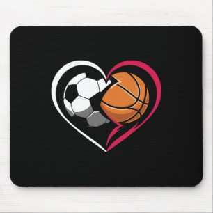 Fußball Sketll Ll Herz Sportliebhaber Valentinstag Mousepad