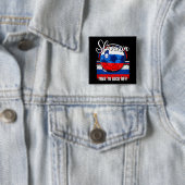 Fußball-Slowenische Flagge, Not leidender Fußball- Button (Beispiel)