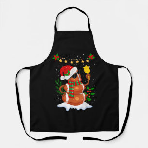 Fußball Snowman Weihnachtsmannmütze Frohe Weihnach Schürze