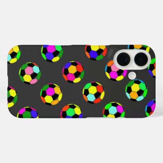 Fußball - Soccer Pattern Case-Mate iPhone Hülle (Rückseite (Horizontal))