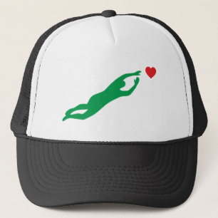 Fussball soccer Torwart goal keeper Herz heart Truckerkappe