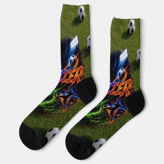 Fußball Socken (Linkes Detail)