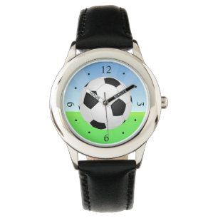 Fußball-sonniger Tag Armbanduhr