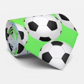 Fußball-sonniger Tag Krawatte (Gerollt)