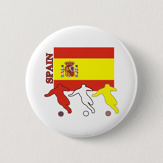 Fußball Spanien Button (Vorderseite)