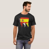 Fußball-Spanien-Dunkelheits-T - Shirt (Vorne ganz)