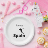 Fußball Spanien Pappteller (Party)