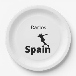 Fußball Spanien Pappteller