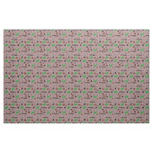 Fußball Spaß auf Dunkelgrau Pink Stoff (Yard (91,4 cm))