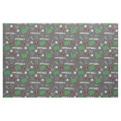 Fußball Spaß auf Dunkelgrau Stoff (Fat Quarter (45,7 x 55,9 cm))